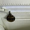 CHANEL TIMELESS WHITE BLACK HARDWARE