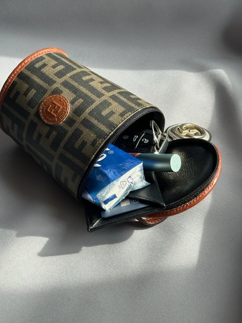 FENDI Monogram Zucca Pochette (anni ‘90)