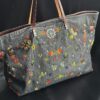Vintage Fendi Roll Bag in denim e perline