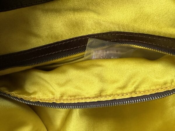 Vintage Fendi Roll Bag in denim e perline