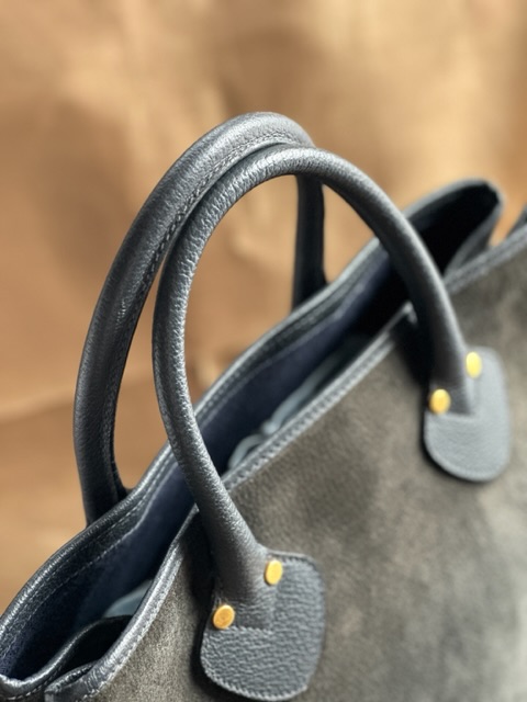 Vintage Gucci Suede Tote Bag