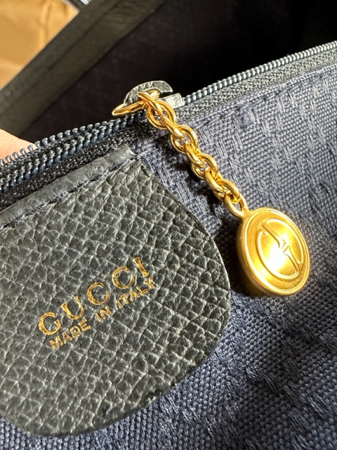 Vintage Gucci Suede Tote Bag
