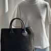 Vintage Gucci Suede Tote Bag