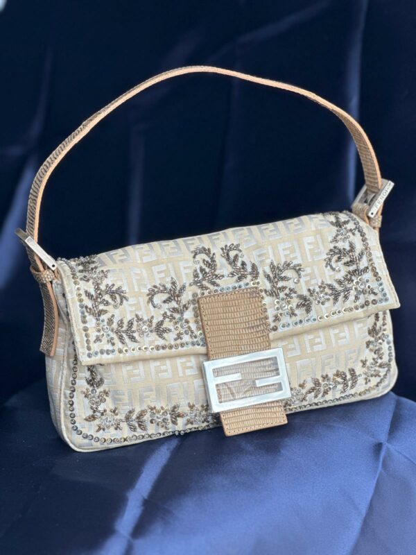 Gold Zucchino Fendi Vintage Baguette (S/S 2002)