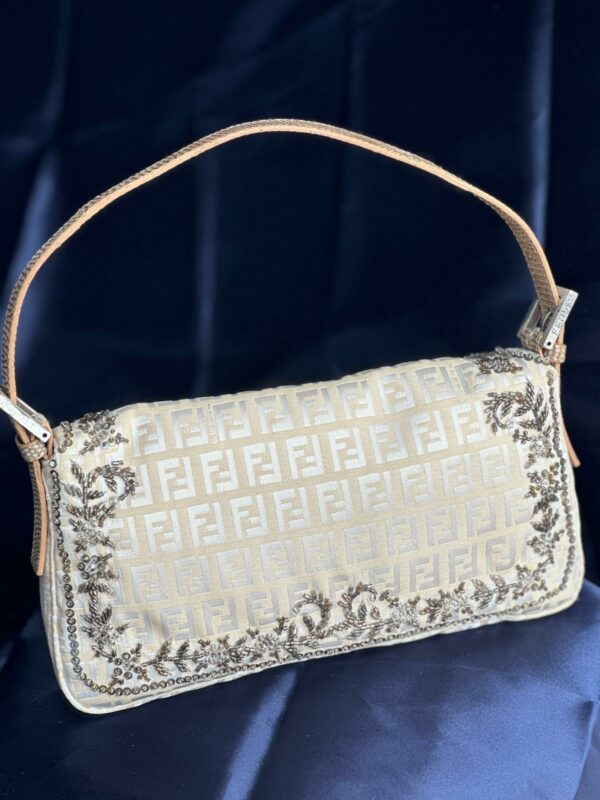 Gold Zucchino Fendi Vintage Baguette (S/S 2002)