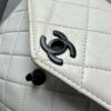 CHANEL TIMELESS WHITE BLACK HARDWARE