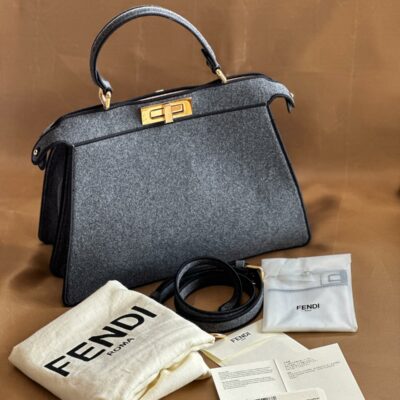 Fendi Peekaboo IseeU Medium Flanella Bag