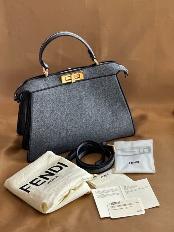 Fendi Peekaboo IseeU Medium Flanella Bag
