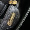 Vintage Fendi Pequin Leather Pochette