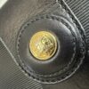 Vintage Fendi Pequin Leather Pochette