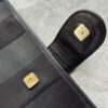 Vintage Fendi Pequin Leather Pochette