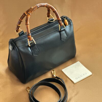 Vintage Gucci Bamboo Boston Bag (anni ‘90)