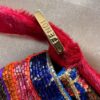 Fendi Vintage Multicolor Beaded Baguette
