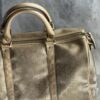 Gucci Gold Guccissima Boston Bag