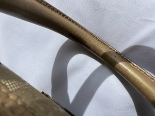 Gucci Gold Guccissima Boston Bag