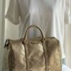 Gucci Gold Guccissima Boston Bag