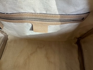 Gucci Gold Guccissima Boston Bag