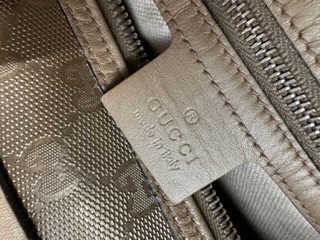 Gucci Gold Guccissima Boston Bag
