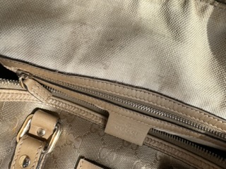 Gucci Gold Guccissima Boston Bag