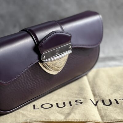Louis Vuitton Purple Epi Montaigne Pochette (2008)