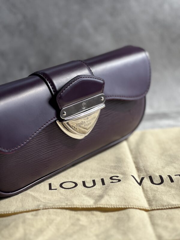 Louis Vuitton Purple Epi Montaigne Pochette (2008)