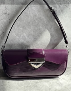 Louis Vuitton Purple Epi Montaigne Pochette (2008)