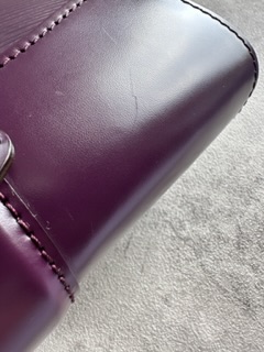 Louis Vuitton Purple Epi Montaigne Pochette (2008)