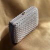Gucci Interlocking Suede&Swarovsky Pochette