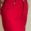 Vintage Red Monogram Fendi Skirt (anni ‘90)