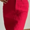 Vintage Red Monogram Fendi Skirt (anni ‘90)