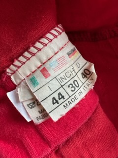 Vintage Red Monogram Fendi Skirt (anni ‘90)