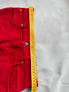 Vintage Red Monogram Fendi Skirt (anni ‘90)