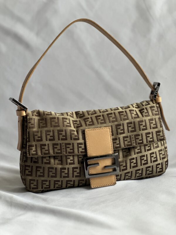Vintage Monogram Zucchino Fendi Baguette (2002)