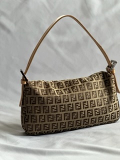 Vintage Monogram Zucchino Fendi Baguette (2002)