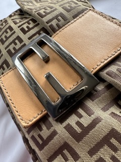 Vintage Monogram Zucchino Fendi Baguette (2002)