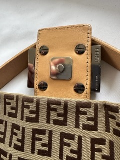Vintage Monogram Zucchino Fendi Baguette (2002)