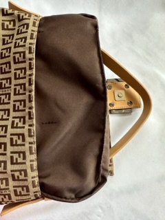 Vintage Monogram Zucchino Fendi Baguette (2002)