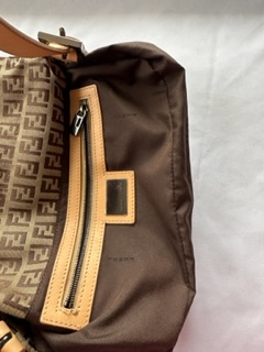 Vintage Monogram Zucchino Fendi Baguette (2002)