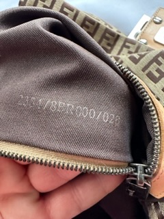 Vintage Monogram Zucchino Fendi Baguette (2002)