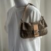 Vintage Monogram Zucchino Fendi Baguette (2002)