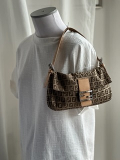 Vintage Monogram Zucchino Fendi Baguette (2002)