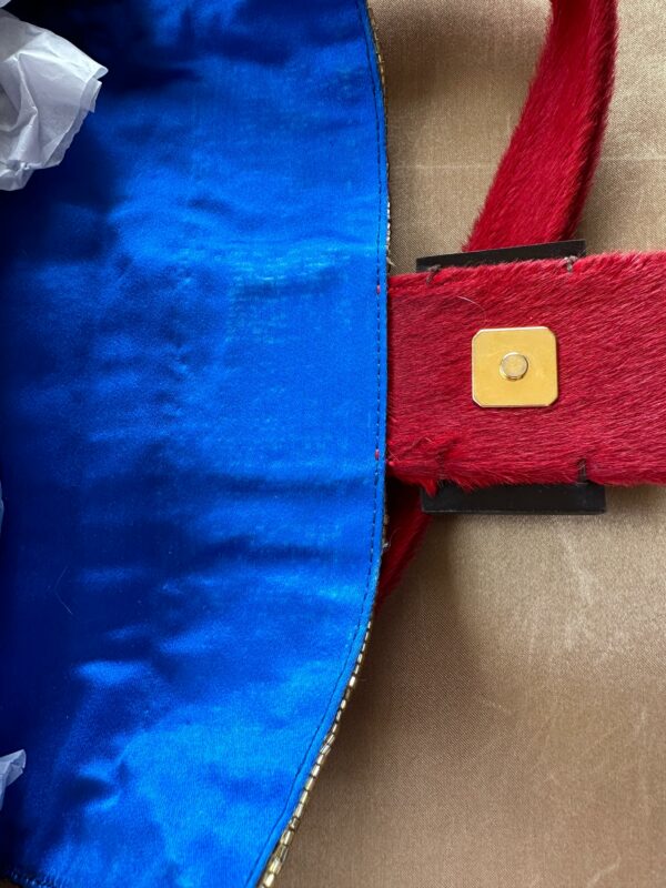 Fendi Vintage Multicolor Beaded Baguette