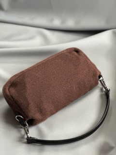 Fendi Brown Wool Baguette (F/W 2022)
