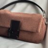Fendi Brown Wool Baguette (F/W 2022)