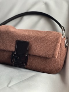 Fendi Brown Wool Baguette (F/W 2022)