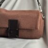 Fendi Brown Wool Baguette (F/W 2022)