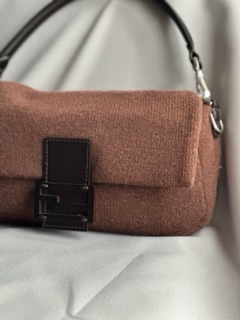Fendi Brown Wool Baguette (F/W 2022)