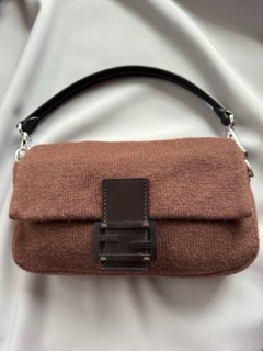 Fendi Brown Wool Baguette (F/W 2022)
