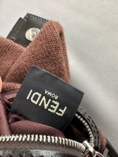 Fendi Brown Wool Baguette (F/W 2022)