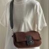 Fendi Brown Wool Baguette (F/W 2022)